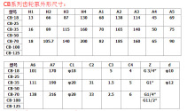 齿轮泵CB-125      CBZ-125