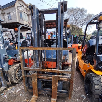 二手柴油叉车3.5吨 带侧移 合力h35 升高3米 上海现货可试车送货