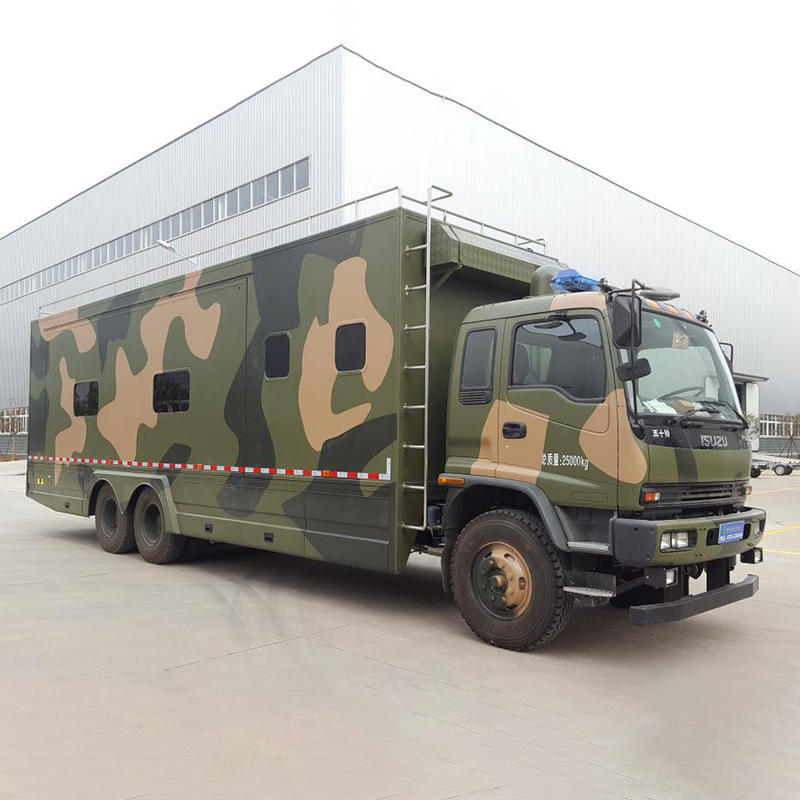 重汽后双桥宿营车(28-32人)  双拓展宿营 抢险应急后勤保障车