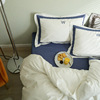 ins The blogger's style is light and luxurious 100 Four piece suit Cotton Satin Cotton Simplicity Embroidery Nordic The bed Supplies ins The blogger's style is light and luxurious 100 Four piece suit Cotton Satin Cotton Simplicity Embroidery Nordic The bed Supplies