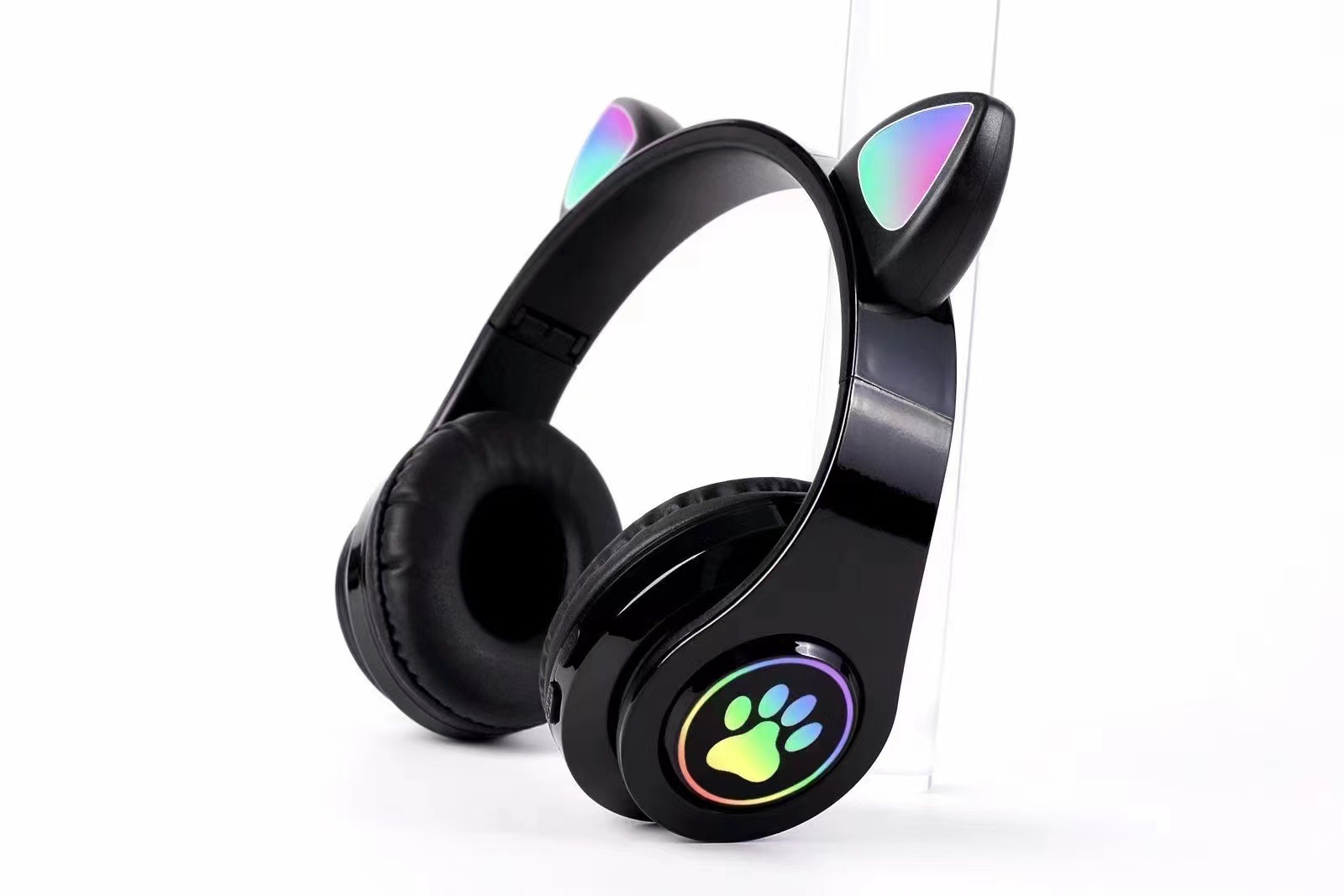 Cross-Border B39 Headset CAT-B39M Cat Ear Bluetooth Headset Luminous LED Light Headset Bluetooth Headset