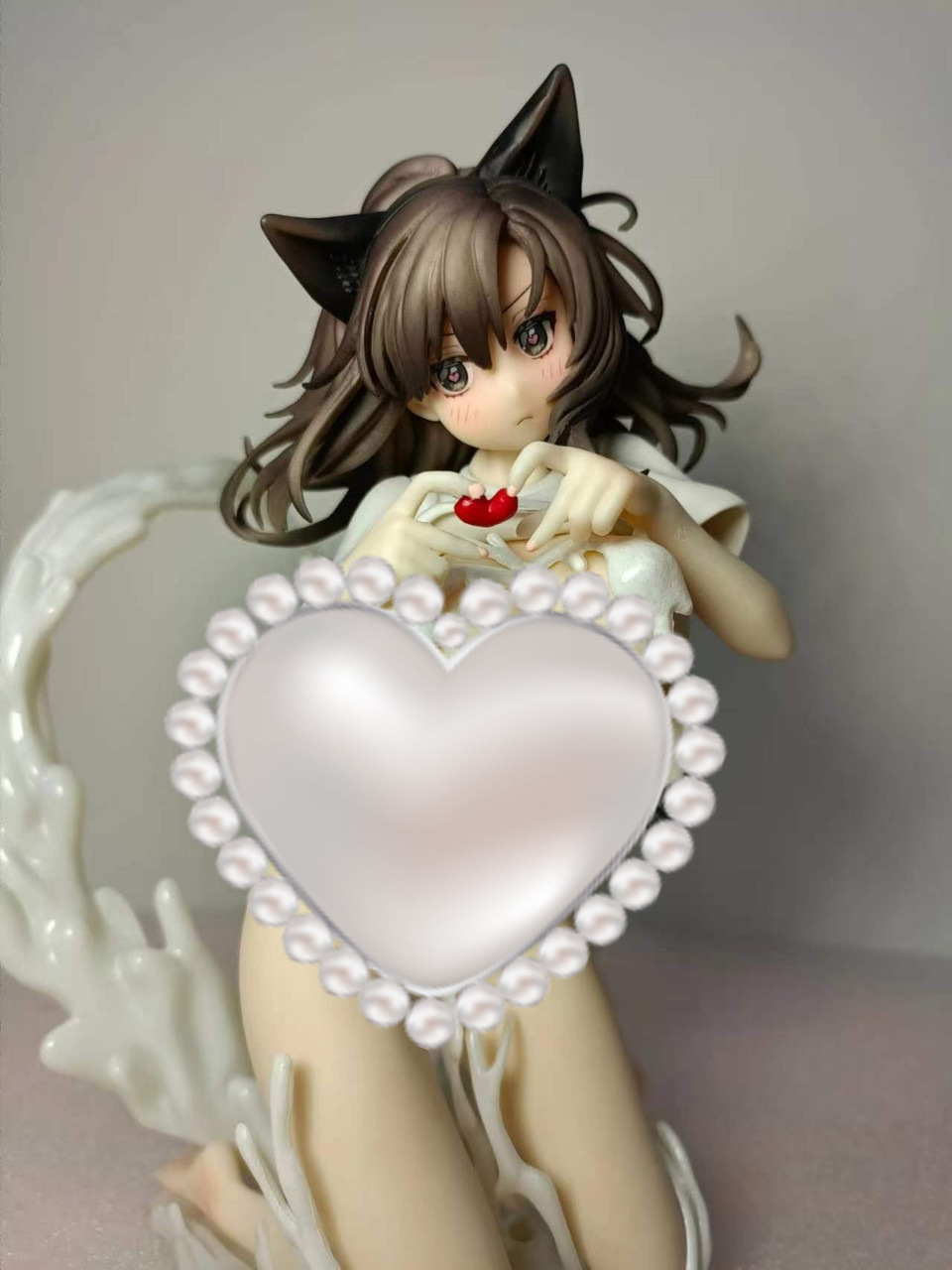 美少女 pure x shiko x milk 夜须奈绪猫耳 优质版 跪姿 盒装手办