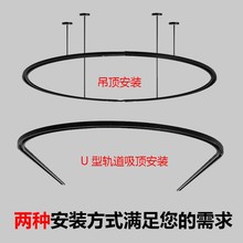 二线三线四线铜芯导轨条弧形U型异形铜芯 轨道射灯轨道条批发