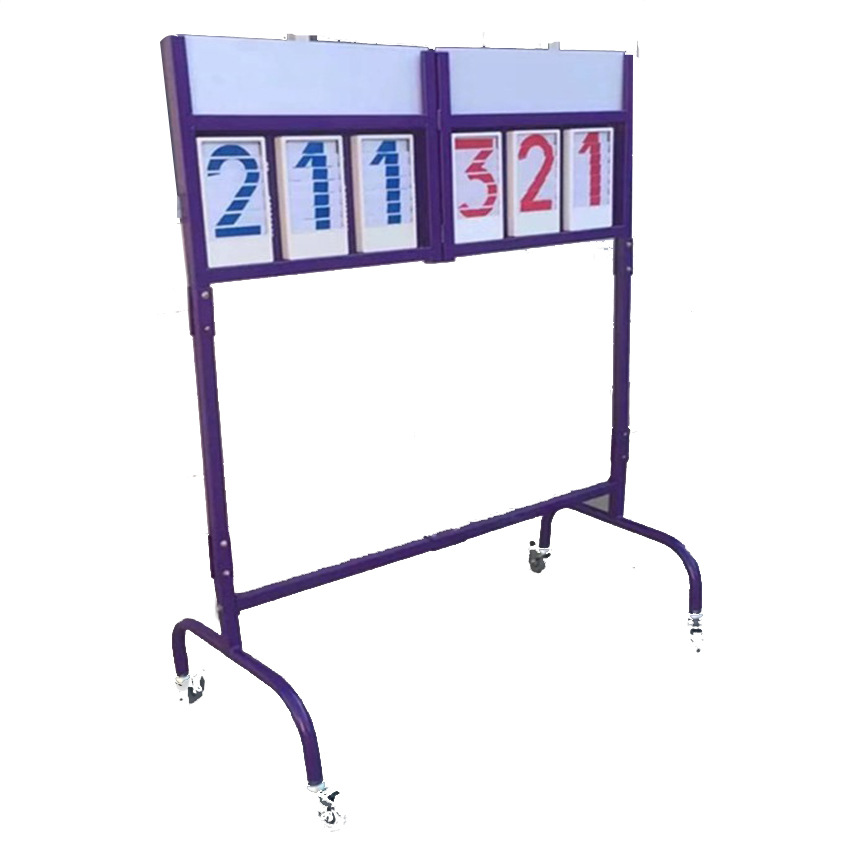 篮球赛比赛记分牌拨分牌 6位手推式比赛记分牌计分架