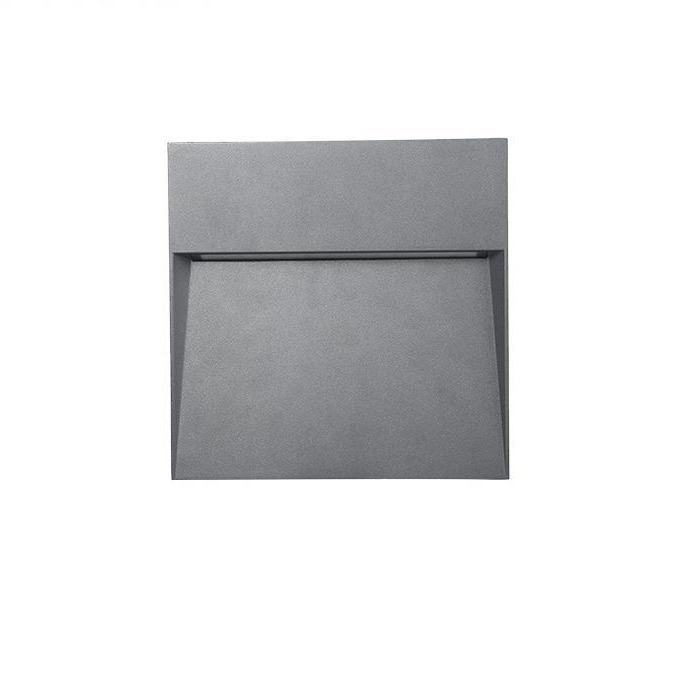 8w led户外方形壁灯 酒店花园现代简约防水景观墙壁灯 ip65-阿里巴巴