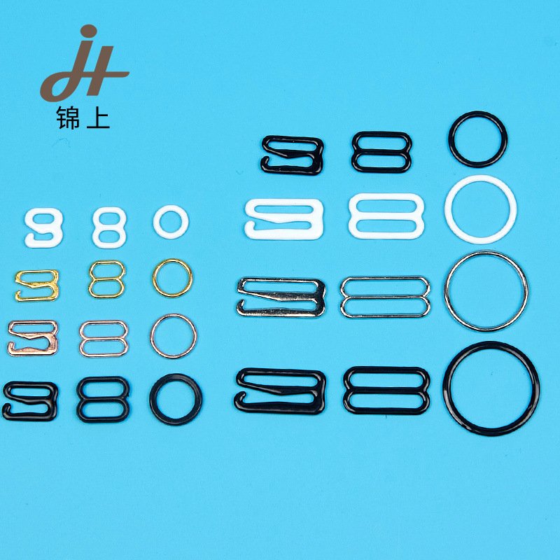 Factory Direct Sales Alloy Metal Underwear Buckle Clothing Accessories 089 Shaped Button Ring Bra Shoulder Strap Adjustable Buckle