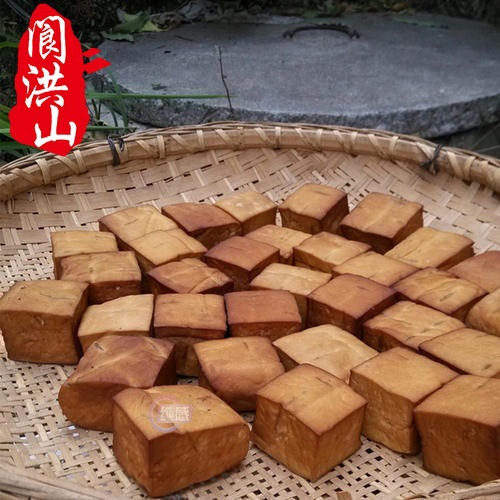 阆中洪山胆水豆腐干传统手工五香烟熏卤水豆干年货四川特产-阿里巴巴