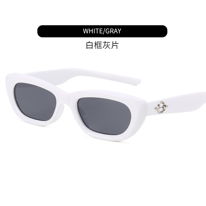 2023 New Sunglasses Women's High-Grade UV Protection Sun Glasses Men's Retro Trendy Oval Sun Glasses Small Spectacle Frame Sunglasses