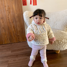 儿童棉衣冬装2023新款男女童韩版加厚棉服上衣女宝宝婴儿衣服童装