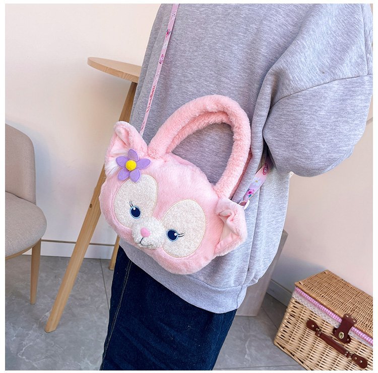 Cross-Border Cartoon Super Cute Ins Plush Bag Lingnabel Doll Crossbody Bag Shoulder Bag Cartoon Hand-Carrying Bag