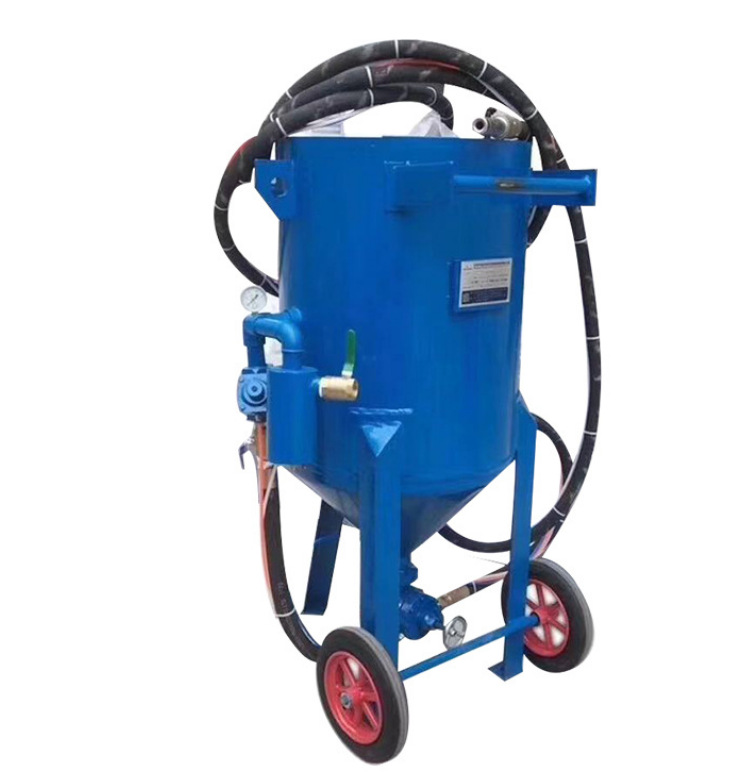 小型除锈喷砂机 船舶除锈脱漆喷砂机 厂家批发开放式除锈喷砂机