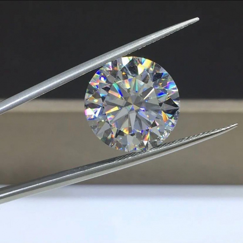 人造钻石20克拉大莫桑钻裸石八八心高碳钻戒面裸饰品批发厂家代货