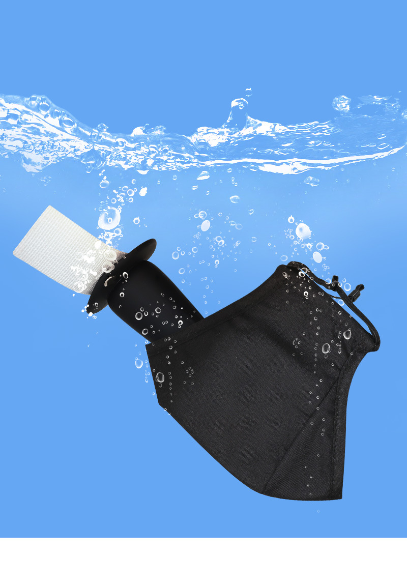 阳具口罩口塞带女用激情拆卸口球情趣加厚黑色口罩sm成人情趣用品