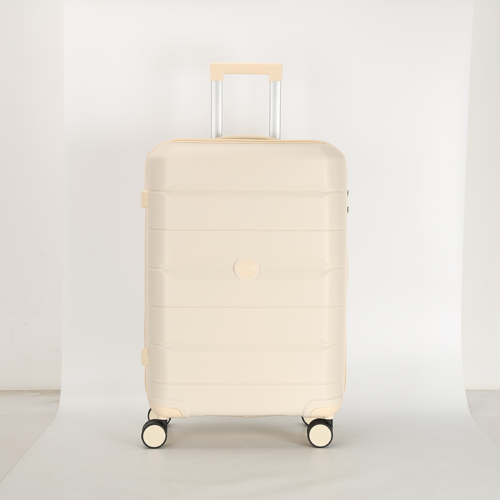 Pp Luggage and Suitcase Trolley Case Export Suit Luggage Three-Piece Luggage Set Source Factory Wholesale Suitcase