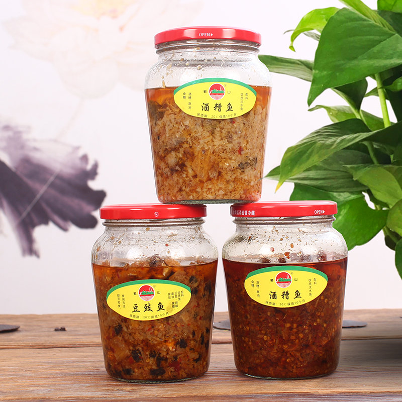 江西特产南昌九江零食罐头即食鱼鱼干罐装醉鱼礼盒湖口酒糟鱼