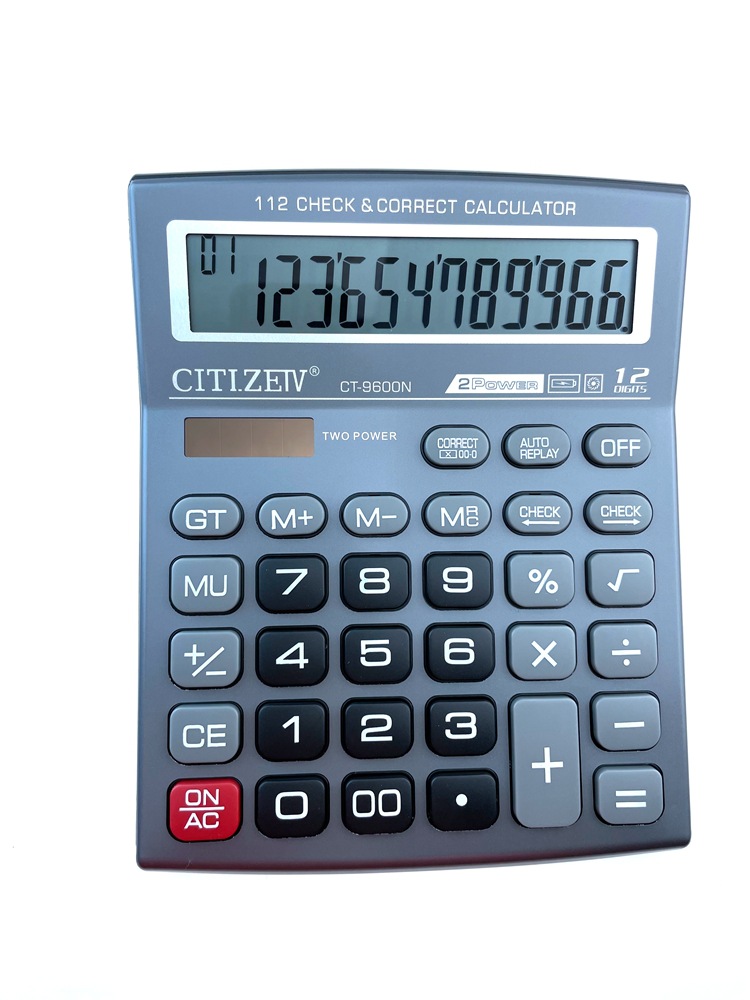 计算器ct-9600n 双重电源太阳带电池办公计算器-阿里巴巴