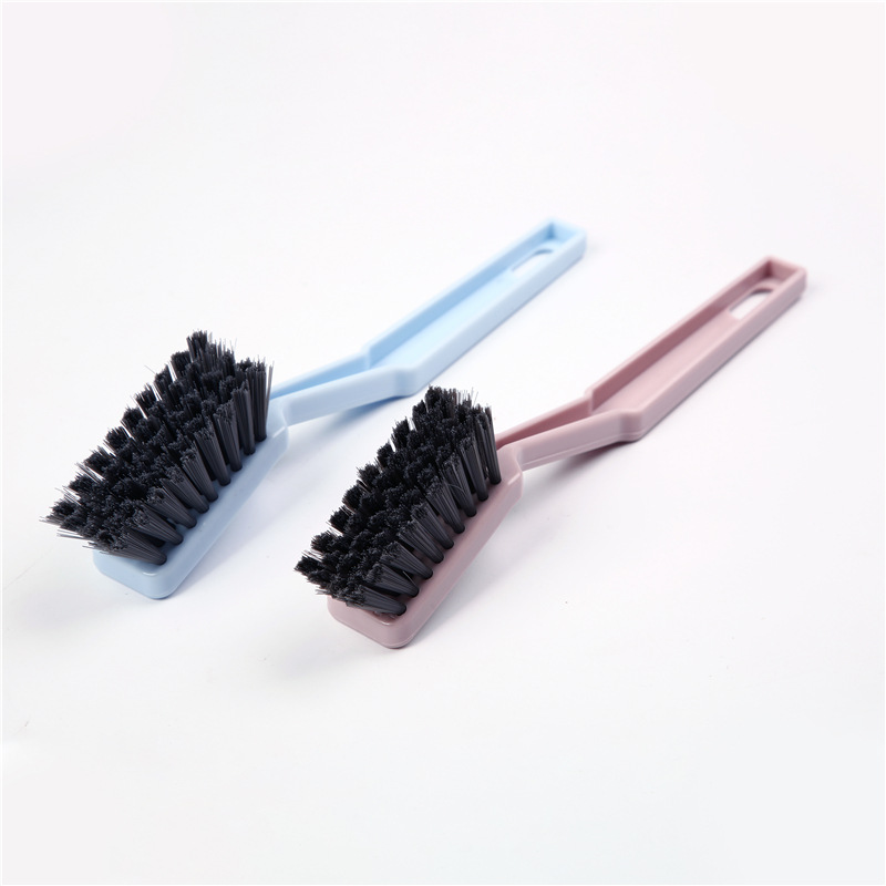 Cleaning Brush Shoe Brush Shoe Brush Shoes Clothes Cleaning Brush Plastic Thick Handle Small Brush Bristle Scrubbing Brush 0119