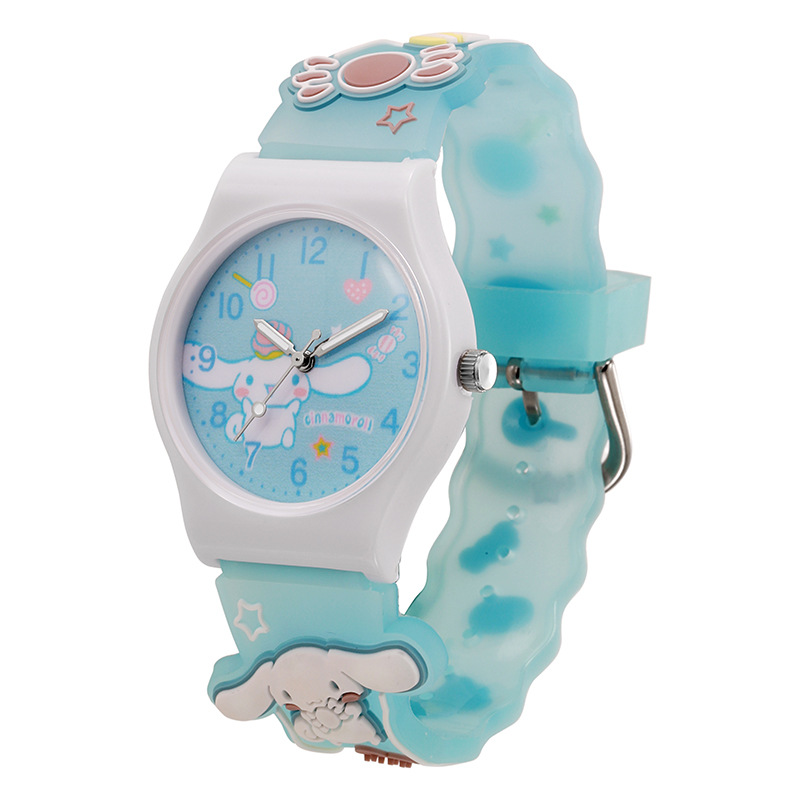 New Cute Cartoon Children's Watch Jelly Sanrio Primary School Student Watch Quartz Watch Gifts for Boys and Girls