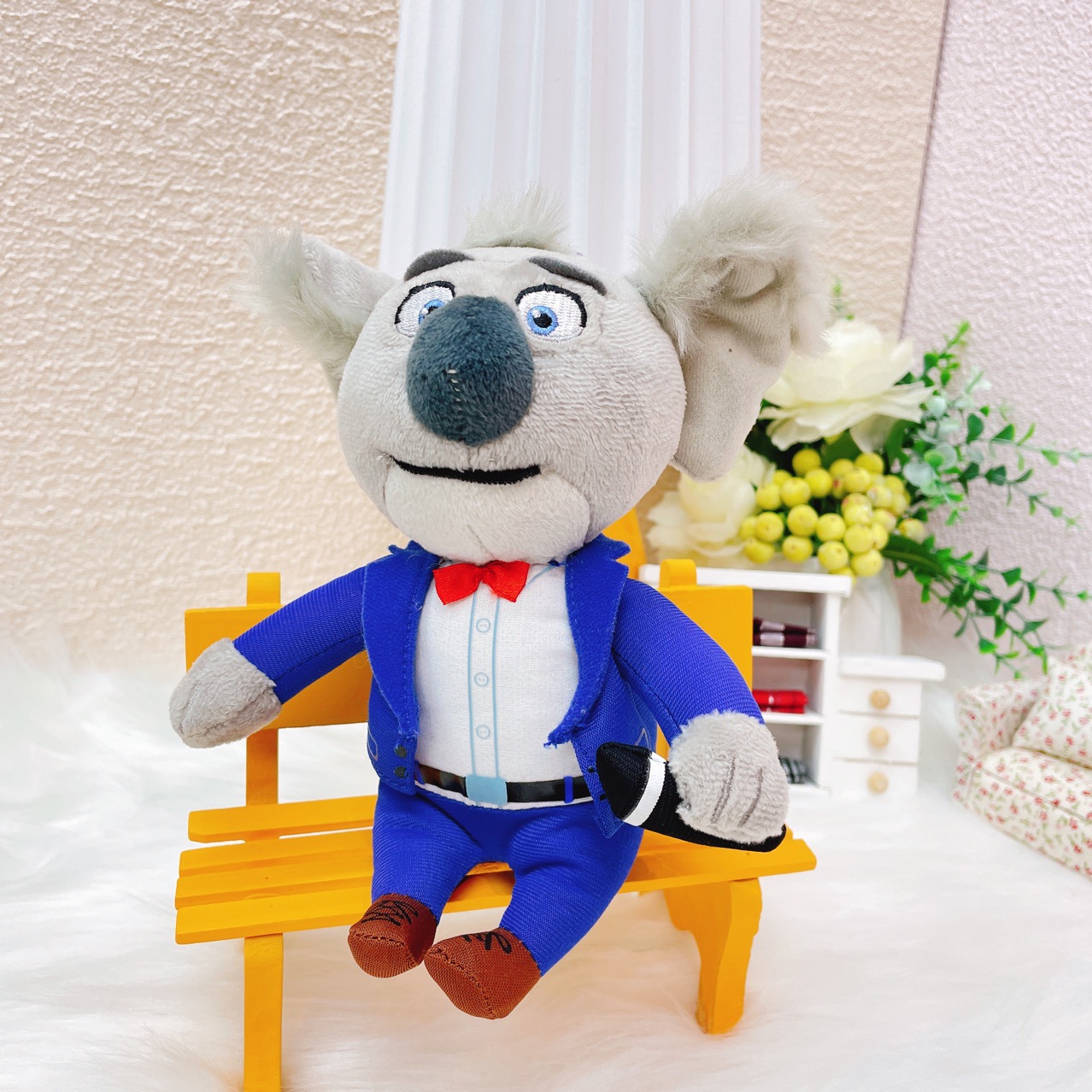 外贸原单欢乐好声音考拉月伯乐毛绒玩具毛绒公仔