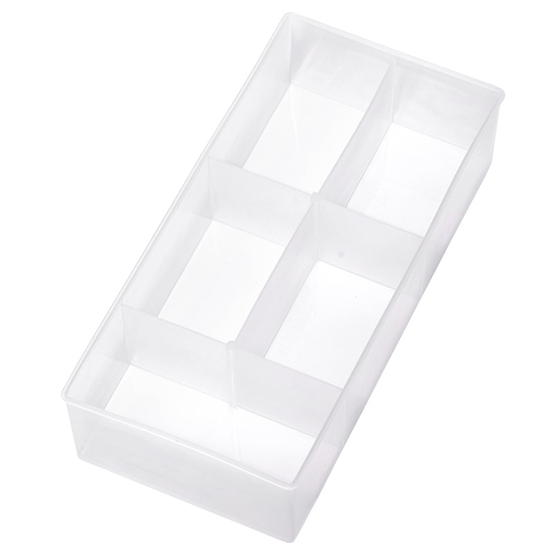 Yangyu Drawer Divider Stackable Plastic Storage Box Household Bedroom Cabinet Panty Socks Underwear Finishing Box