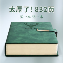 企业高端笔记本a5厚本子记事本商务礼品套装会议记录本定 制logo