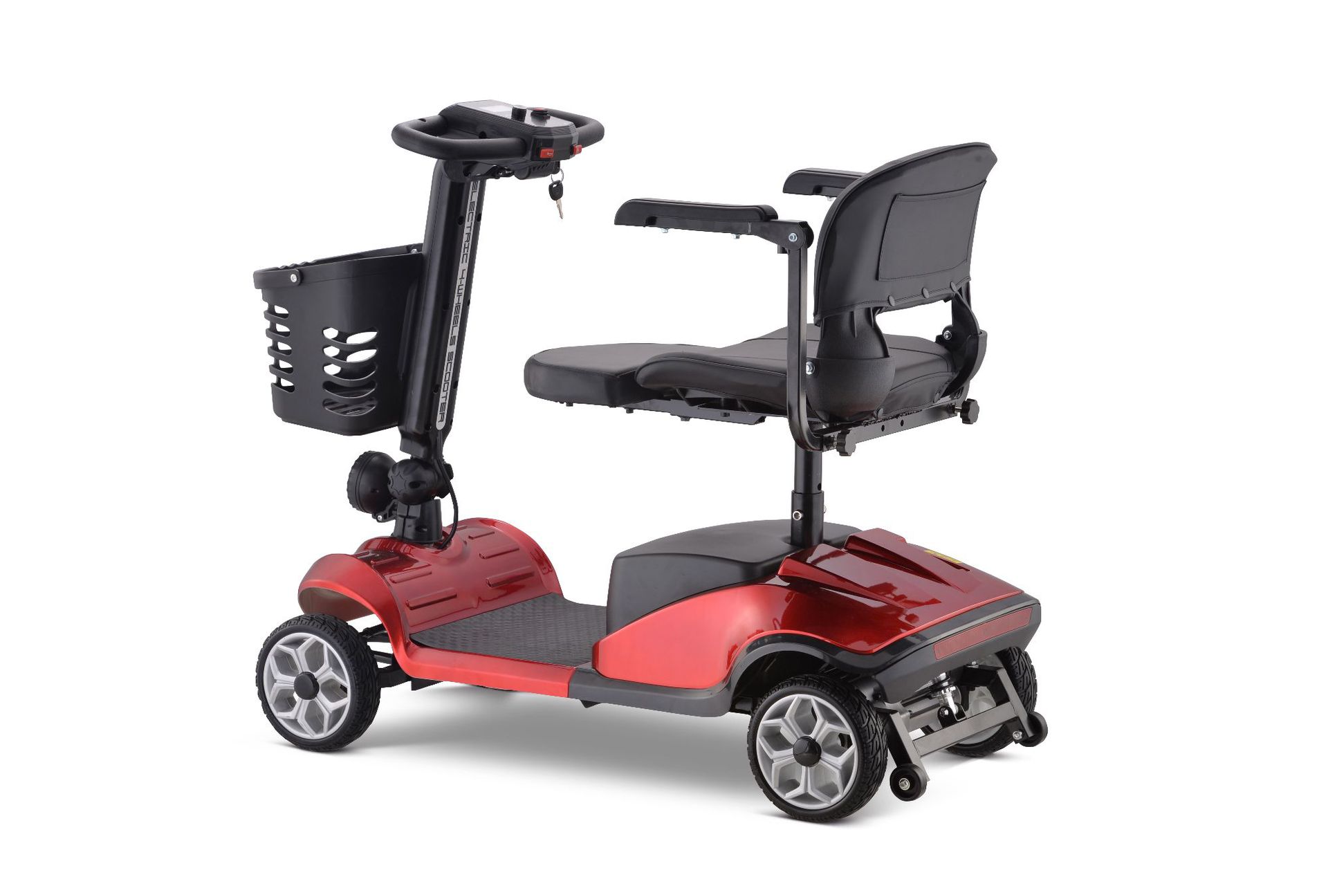 易乐老人电动车四轮折叠电动车代步车新能源四轮车便携折叠自动