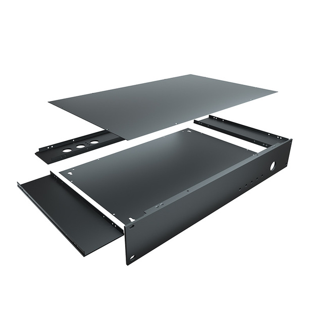 铝型材定制钣金机箱激光切割铝合金钣金外壳折弯工艺2u钣金外壳