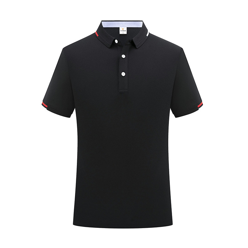 Polo Shirt Customized Work Clothes Lapel Short-Sleeved T-shirt Advertising Cultural Shirt Enterprise High-End New Printed Logo Embroidery