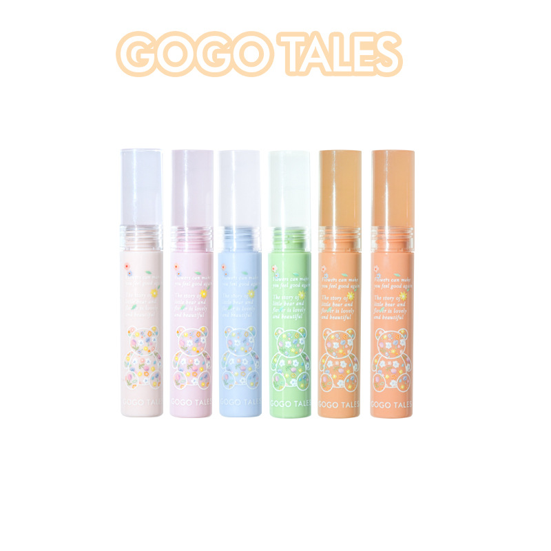 Gogo Tales Gogo Dance Garden Bear Lotion Lip Lacquer Soft Mist Matte Finish Fake Plain Face Cheap Lipstick