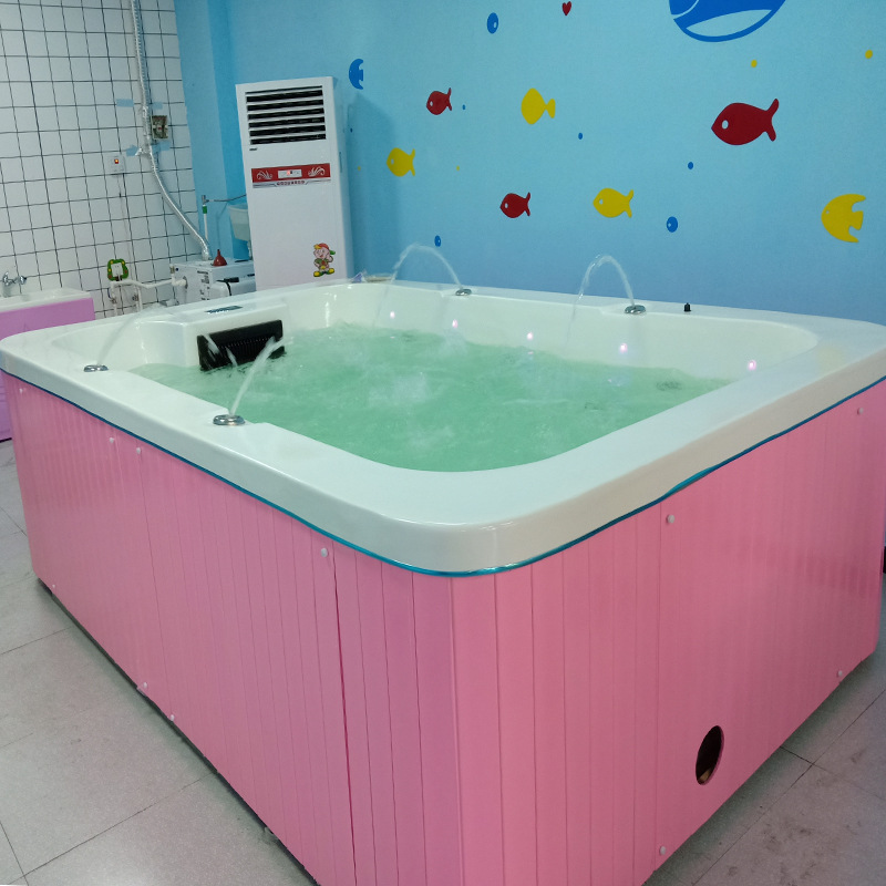 婴幼儿童游泳池母婴店游泳馆恒温洗澡浴缸亚克力商用大型设备全套