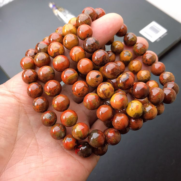 批发天然战国红玛瑙手链 男女款手串 缠丝玛瑙单圈 宝石手链-阿里巴巴