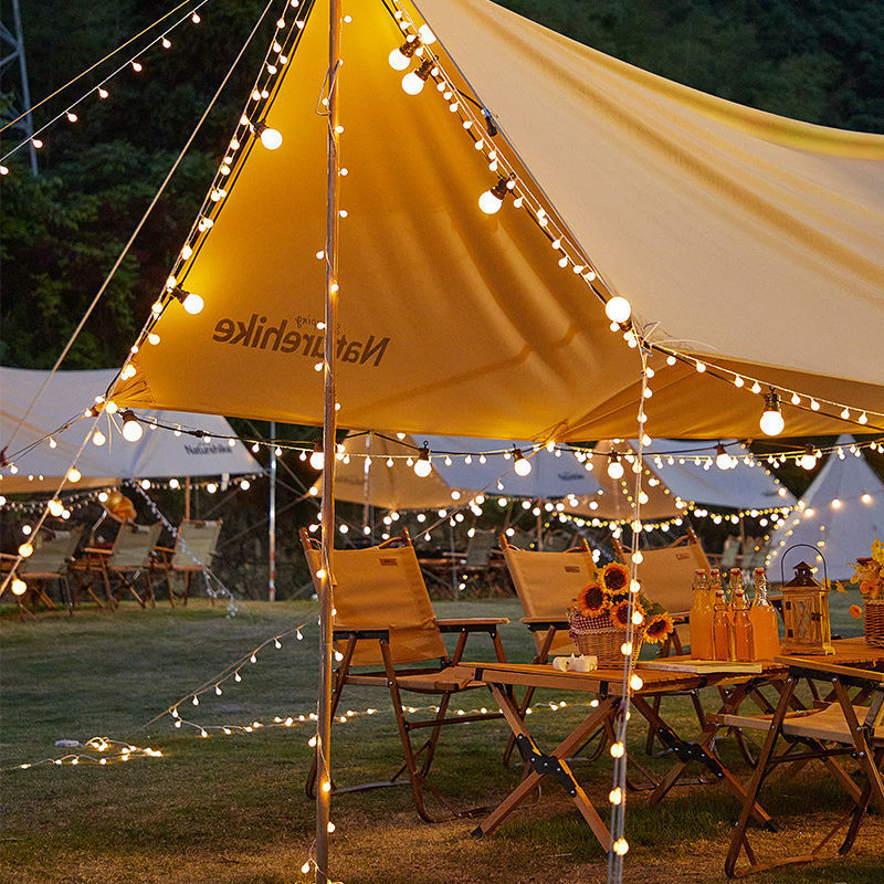 露营串灯露营灯光氛围灯野营营地布置帐篷装饰led小彩灯天幕跨境
