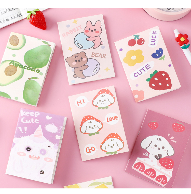 可爱卡通小本子学生便签记事本随身笔记本礼物迷你儿童文具批发