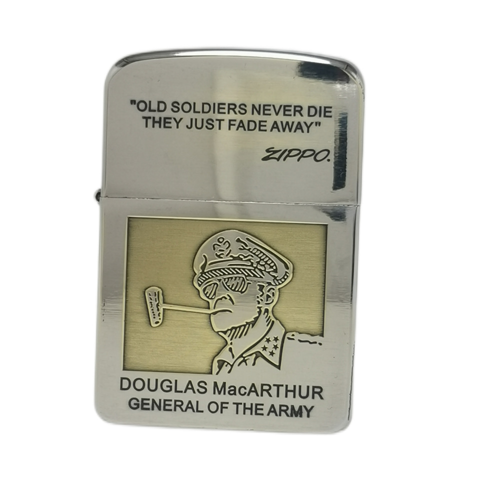 zippo1941麦克阿瑟将军zippo打火机diy煤油打火机