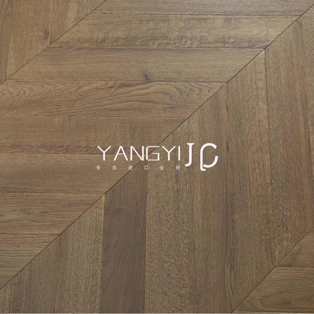 全桦系列 橡木黑胡桃色鱼骨拼 地热锁扣5g锁扣多层实木地板-阿里巴巴