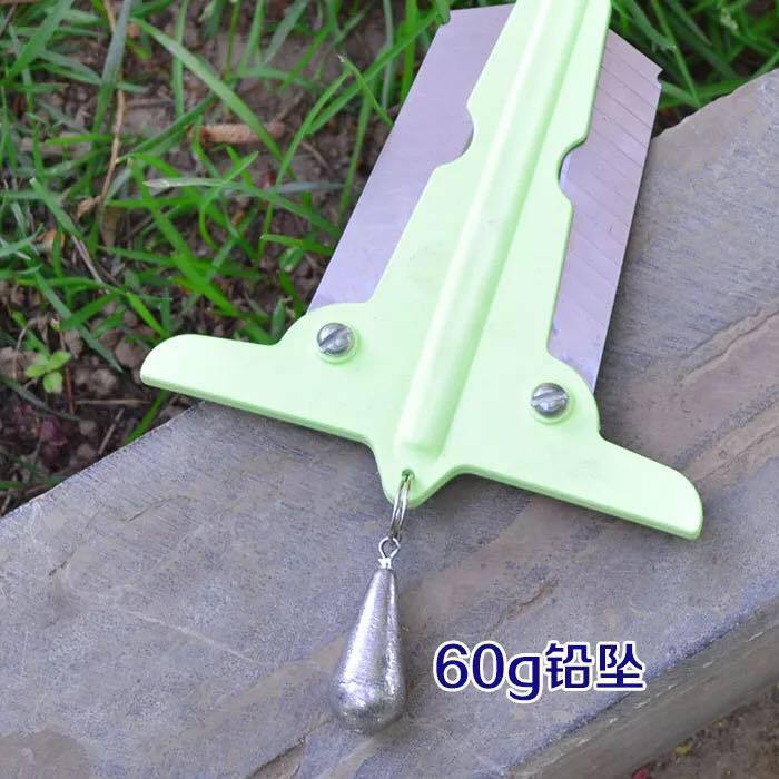 水草克星 搂水草刀 水草割刀 钓鱼割草刀 镰刀 不锈钢打水草刀