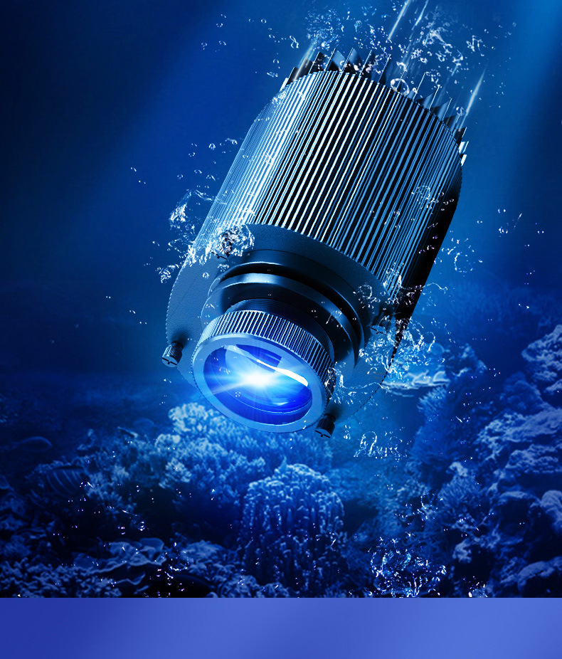 led动态水纹灯海洋馆水波纹投影灯酒店洗墙水波纹灯dmx全彩水纹灯