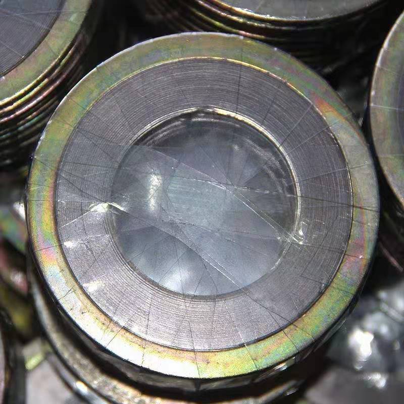 厂家定制 金属石墨缠绕垫片 不锈钢内外环加强环 法兰垫金属垫