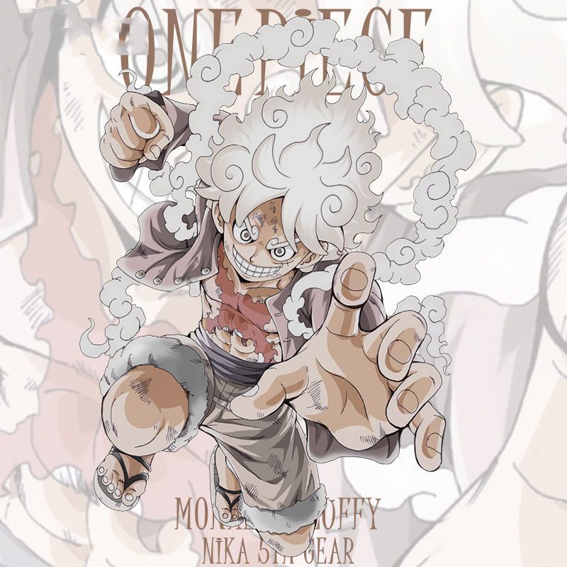 路飞联名t恤卡通动漫周边衣服尼卡形态五档日系学生短袖情侣装ins