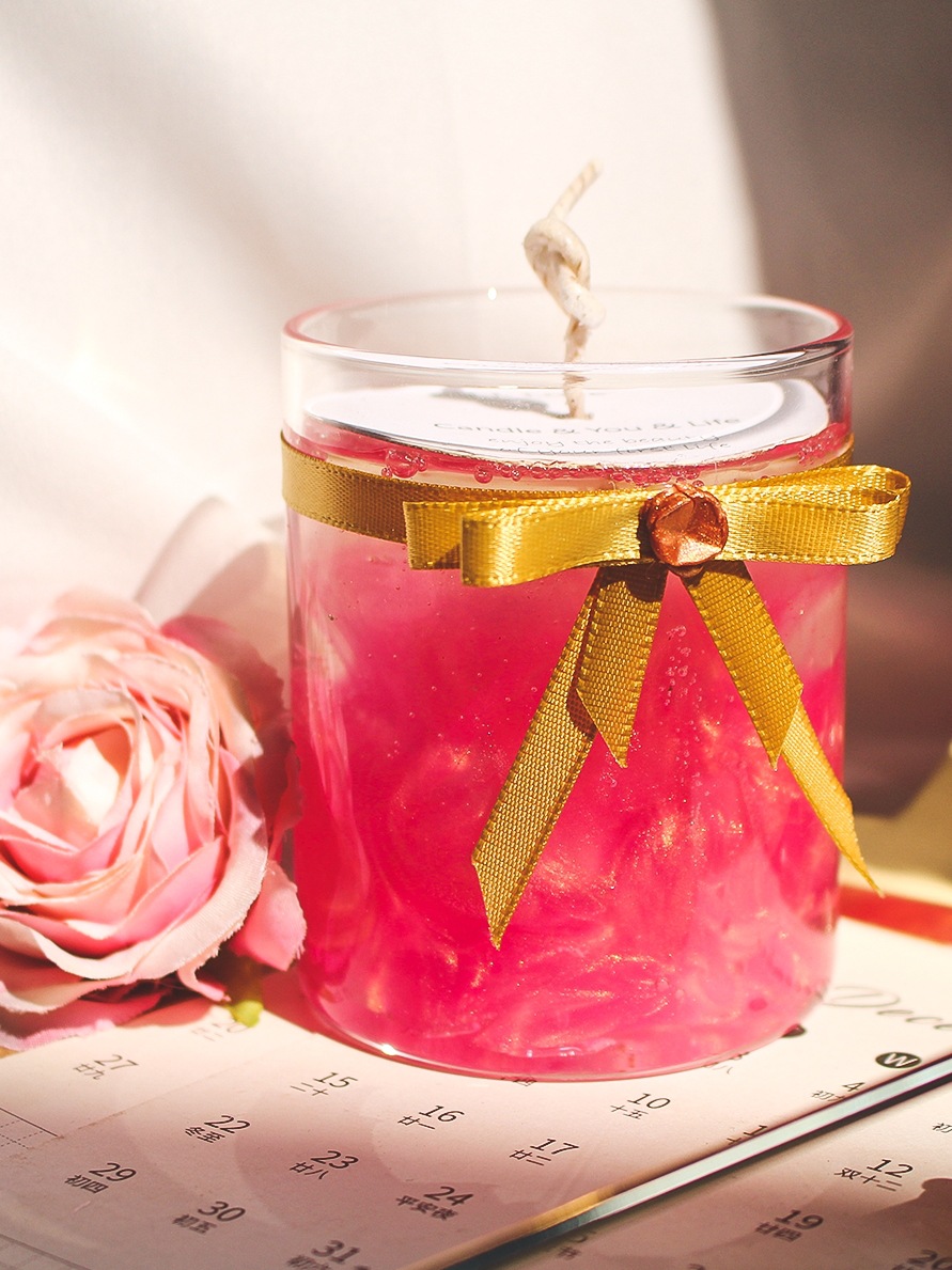 精油香薰蜡烛无烟手工魔法果冻蜡卧室去异味生日圣诞节礼品推荐