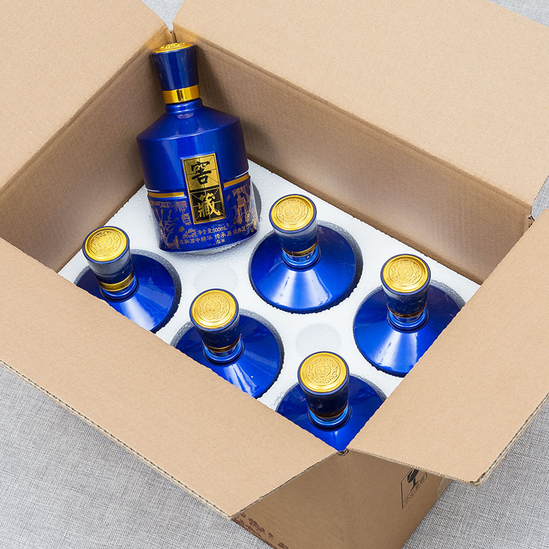 1z5x玻璃窖藏空酒瓶白酒1斤装500ml白酒散装包装酒盒礼盒套装陶瓷