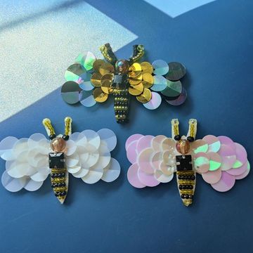 手工亮片花朵幻彩色小蜻蜓鞋帽袜子diy装饰补丁布贴服装辅料-阿里巴巴
