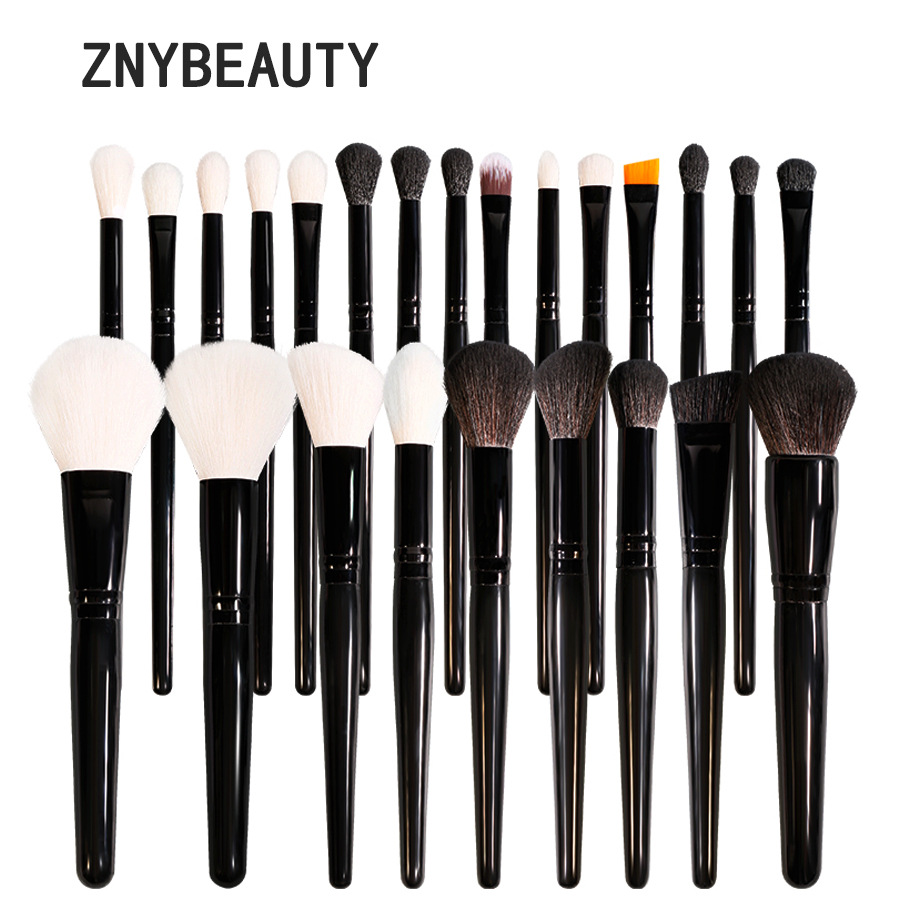 znybeauty/佐妮雅24支专业高端全黑柔软化妆刷化妆工具刷化妆套装