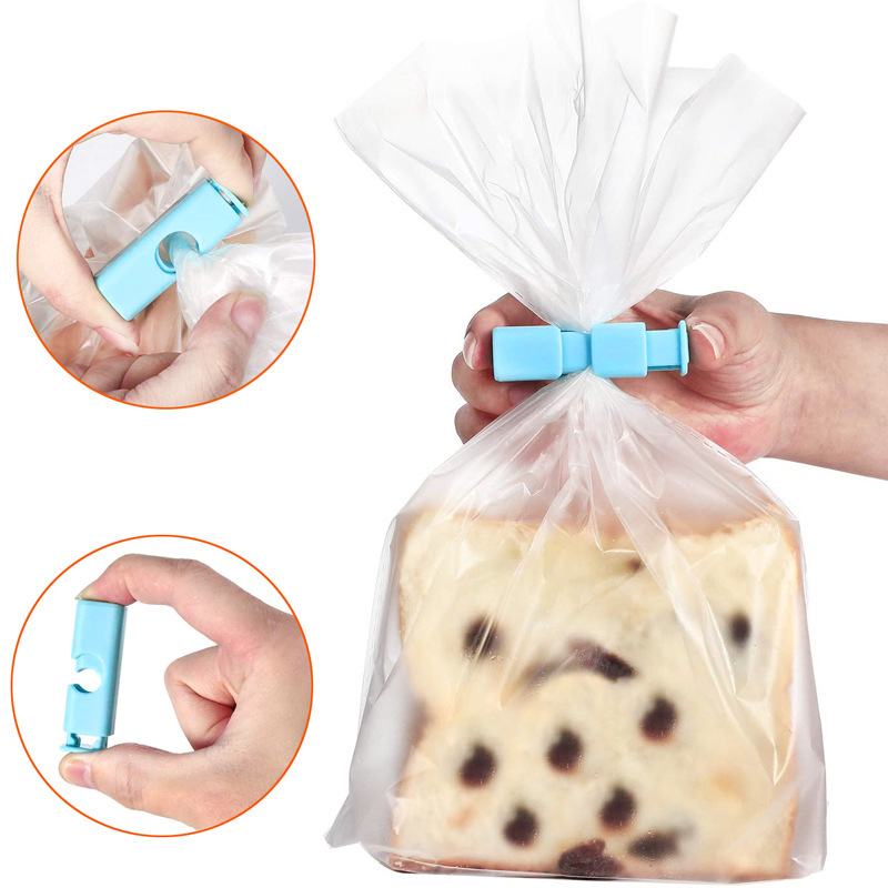 Food Sealing Clamp Plastic Bag Sealing Clip Suction Card Department Store Cross-Border Bread Bag Snacks Multi-Purpose Moisture-Proof Sealing Clamp