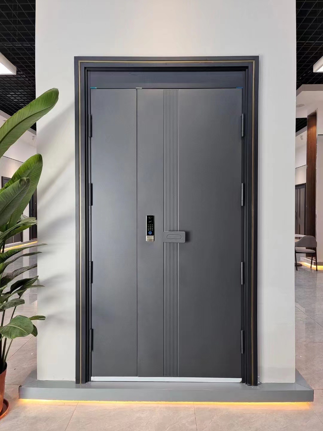 简约甲级防盗门家用智能入户门小区进户门隔音现货家用门子母门