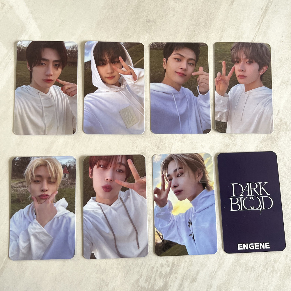 en weverse周边小卡 随机卡photocard 社区卡 b ver 符 enhypen