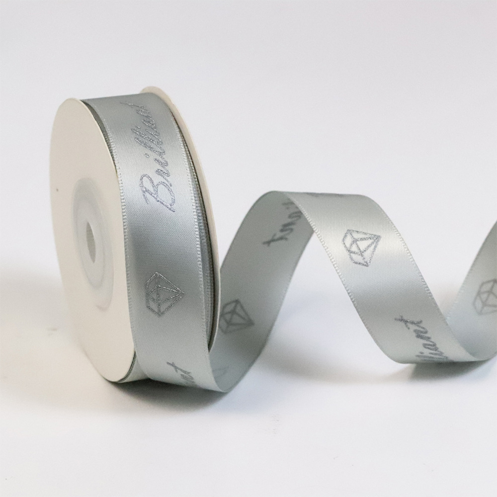 5cm丝带发泡印刷透明色凹凸感 织带礼盒服饰辅料鲜花包装带