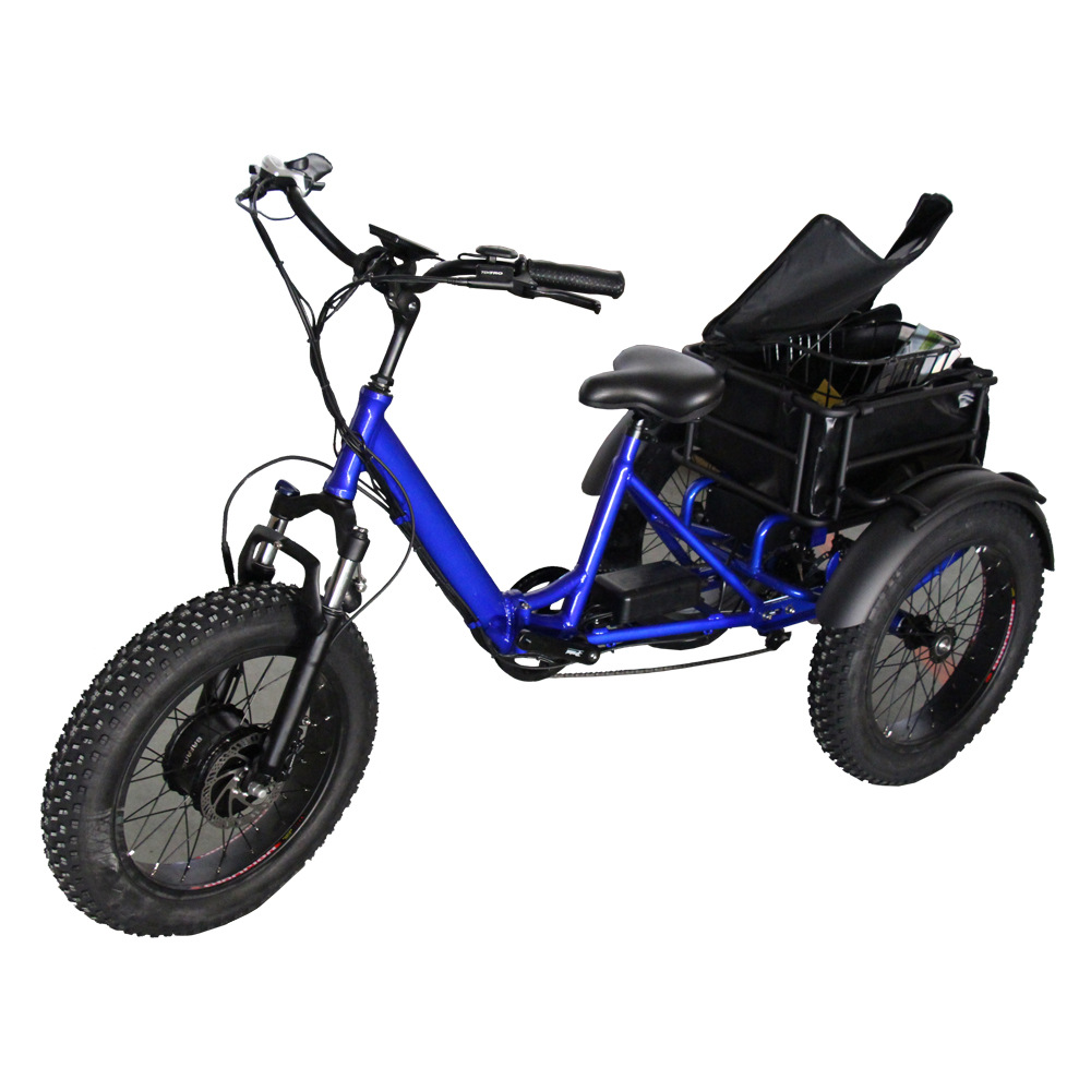 助力三轮车客货两用简易款电动三轮车人力三轮车助力电动车健身车