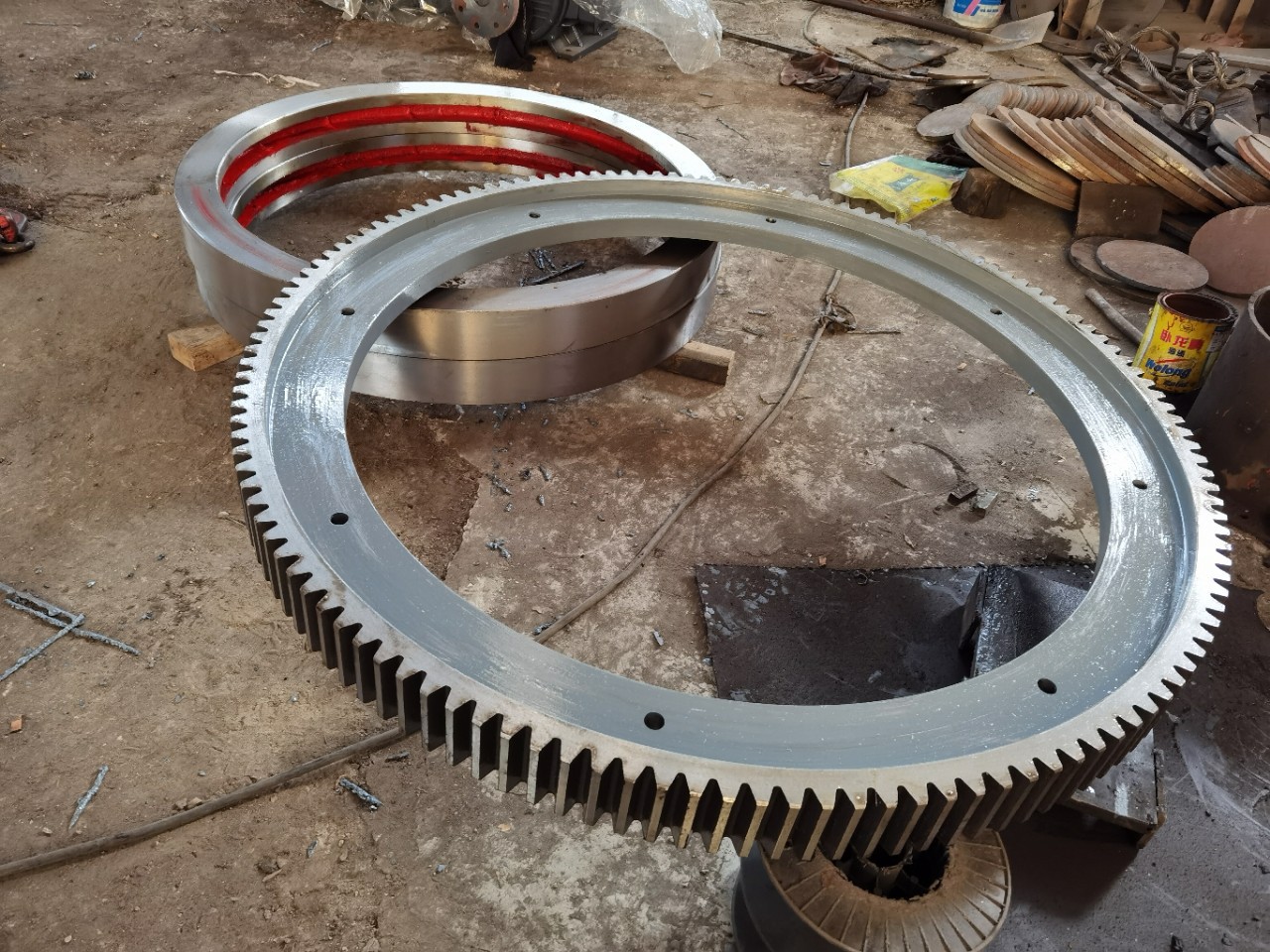 2米轻型回转窑大齿轮,轮带托轮配件,标准图纸生产-阿里巴巴