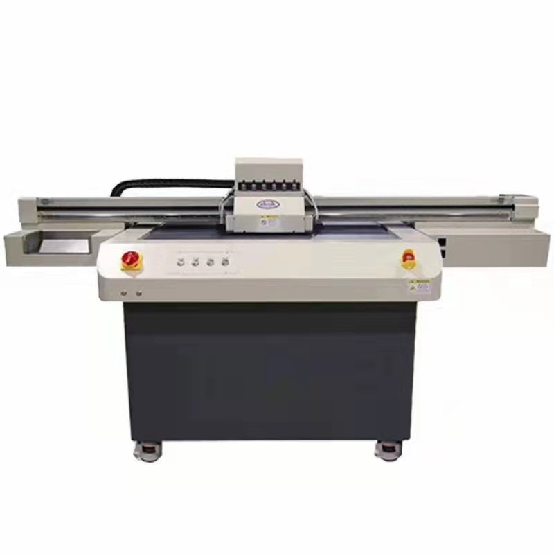 uv平板打印机玻璃铁门木板画框文件夹笔记本瓶子塑胶壳彩印喷绘机